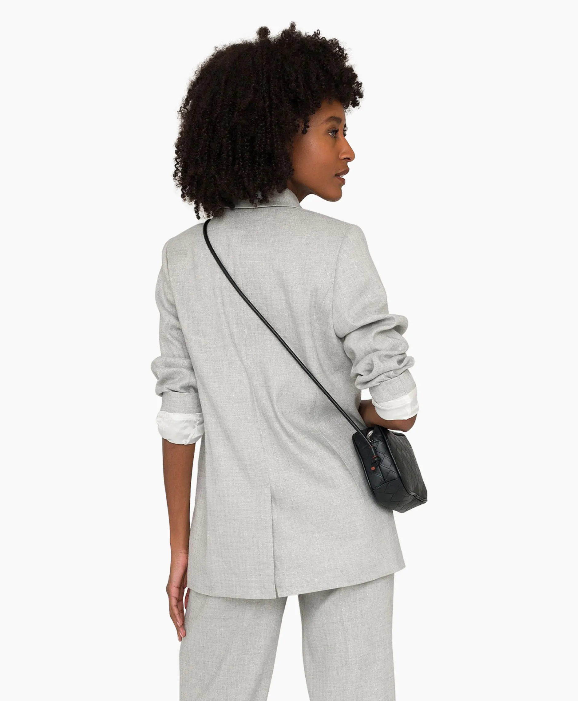 Dames Anna Van Toor Gilets*Gilet 33A01-02610 Zilver