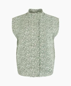 Dames Anna Van Toor Gilets*Gilet 43A11-02108B Groen