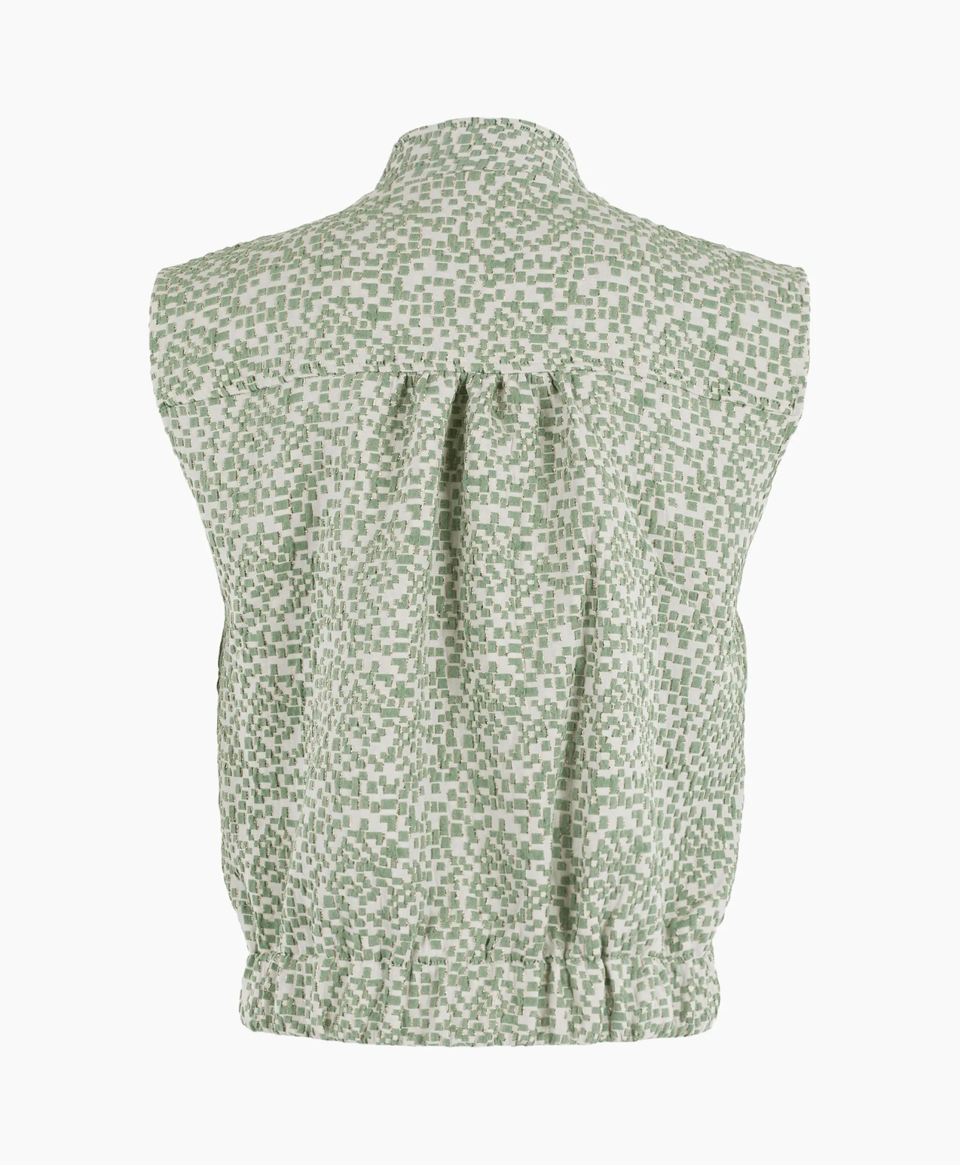 Dames Anna Van Toor Gilets*Gilet 43A11-02108B Groen
