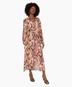 Dames Anna Van Toor Jurken*Jurk 26A06-03658 Zand