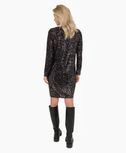 Dames Anna Van Toor Jurken*Jurk 74A06-03642 Zwart