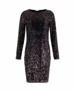 Dames Anna Van Toor Jurken*Jurk 74A06-03642 Zwart