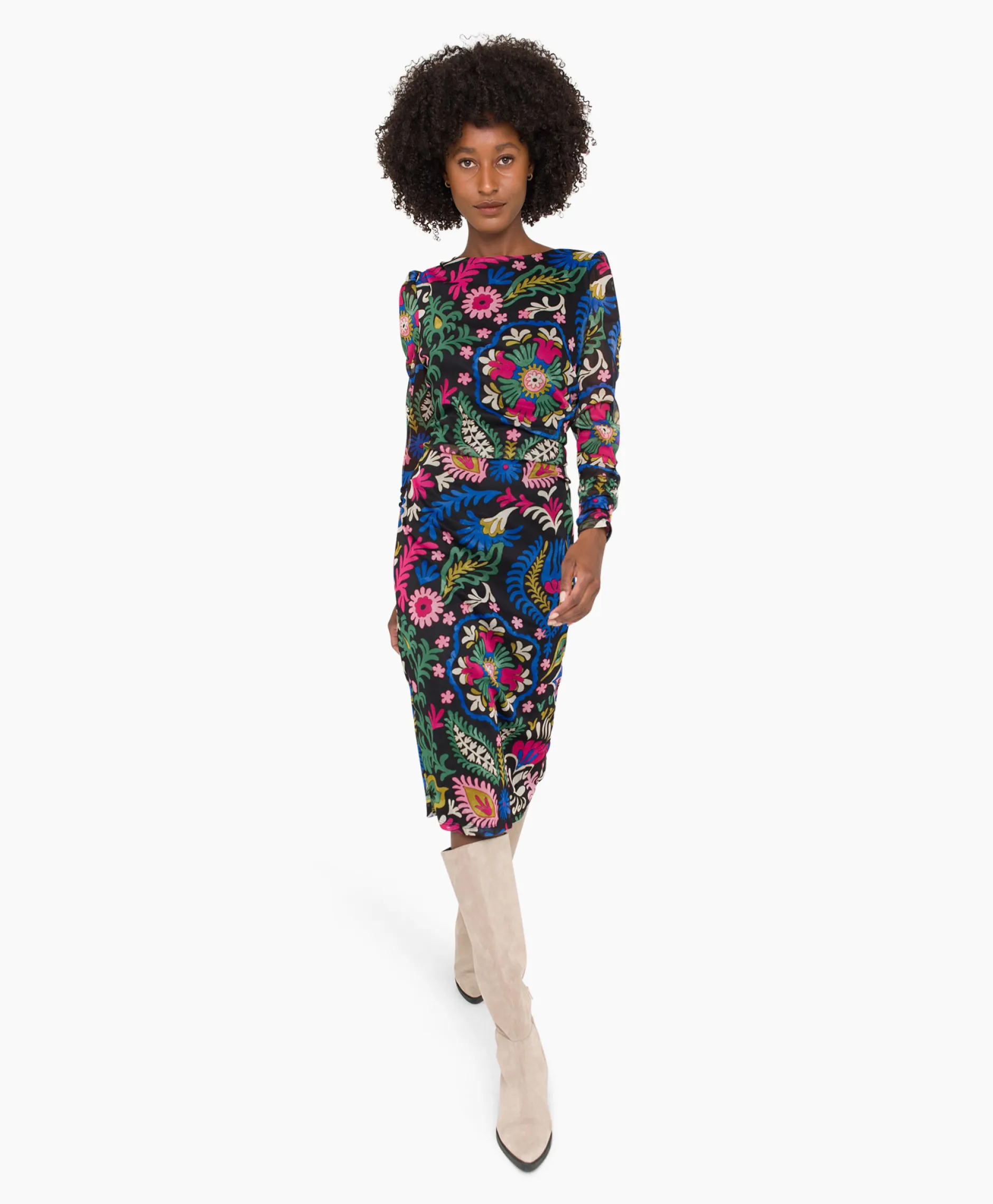 Dames Anna Van Toor Jurken*Jurk 26A06-03636 Zwart