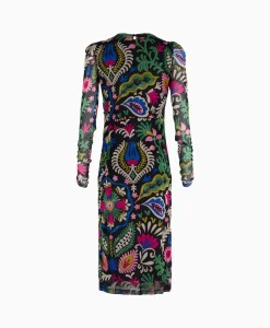 Dames Anna Van Toor Jurken*Jurk 26A06-03636 Zwart