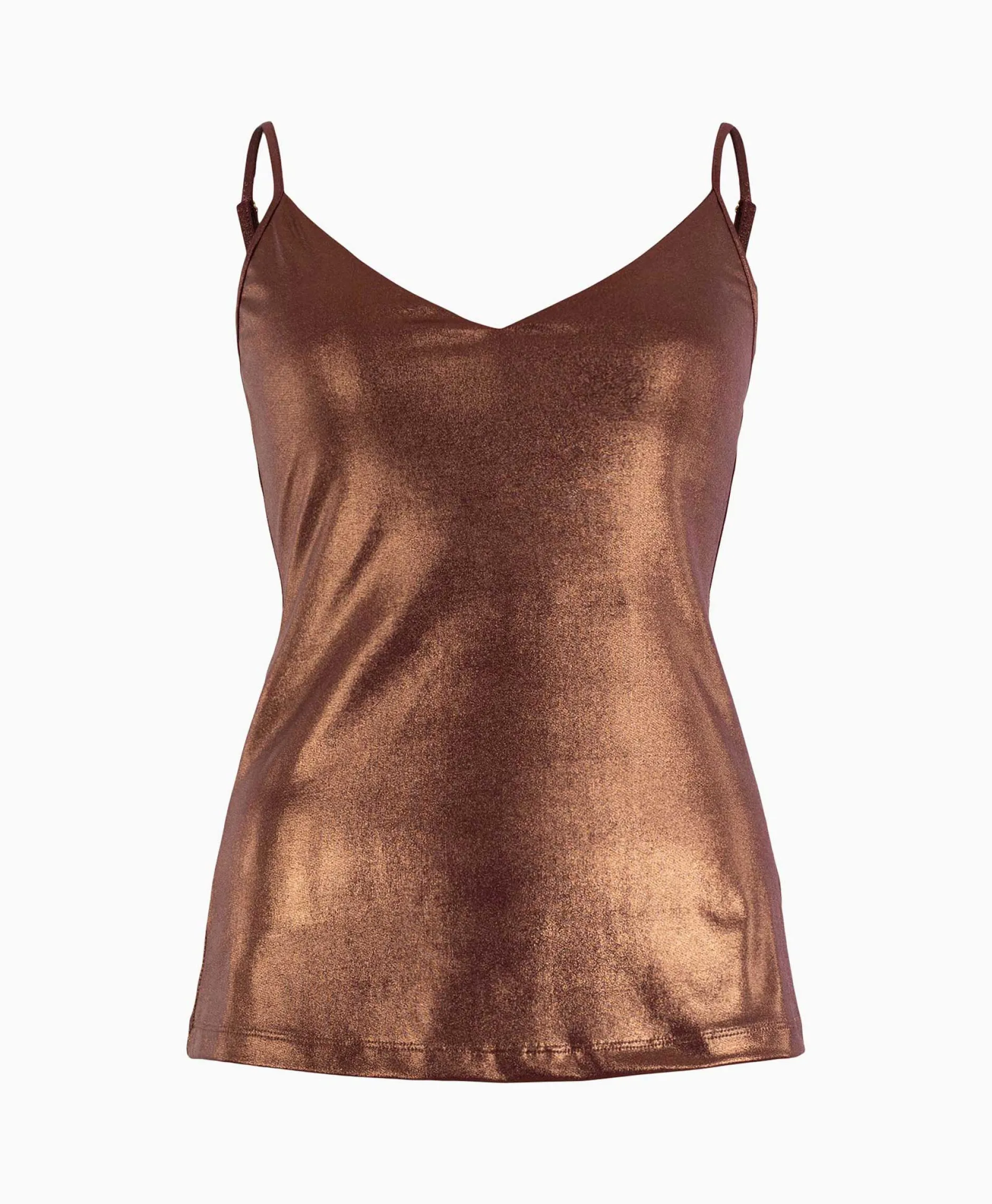 Dames Anna Van Toor T-Shirts & Tops*T-Shirt 74A04-03657 Brons