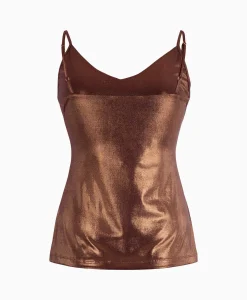 Dames Anna Van Toor T-Shirts & Tops*T-Shirt 74A04-03657 Brons