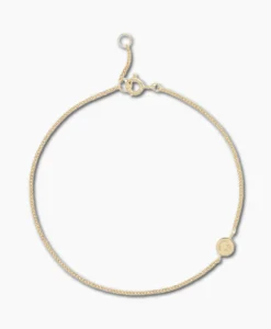 Dames Anna+nina Sieraden*Armband Smiley Bracelet Silver Goldplated Goud