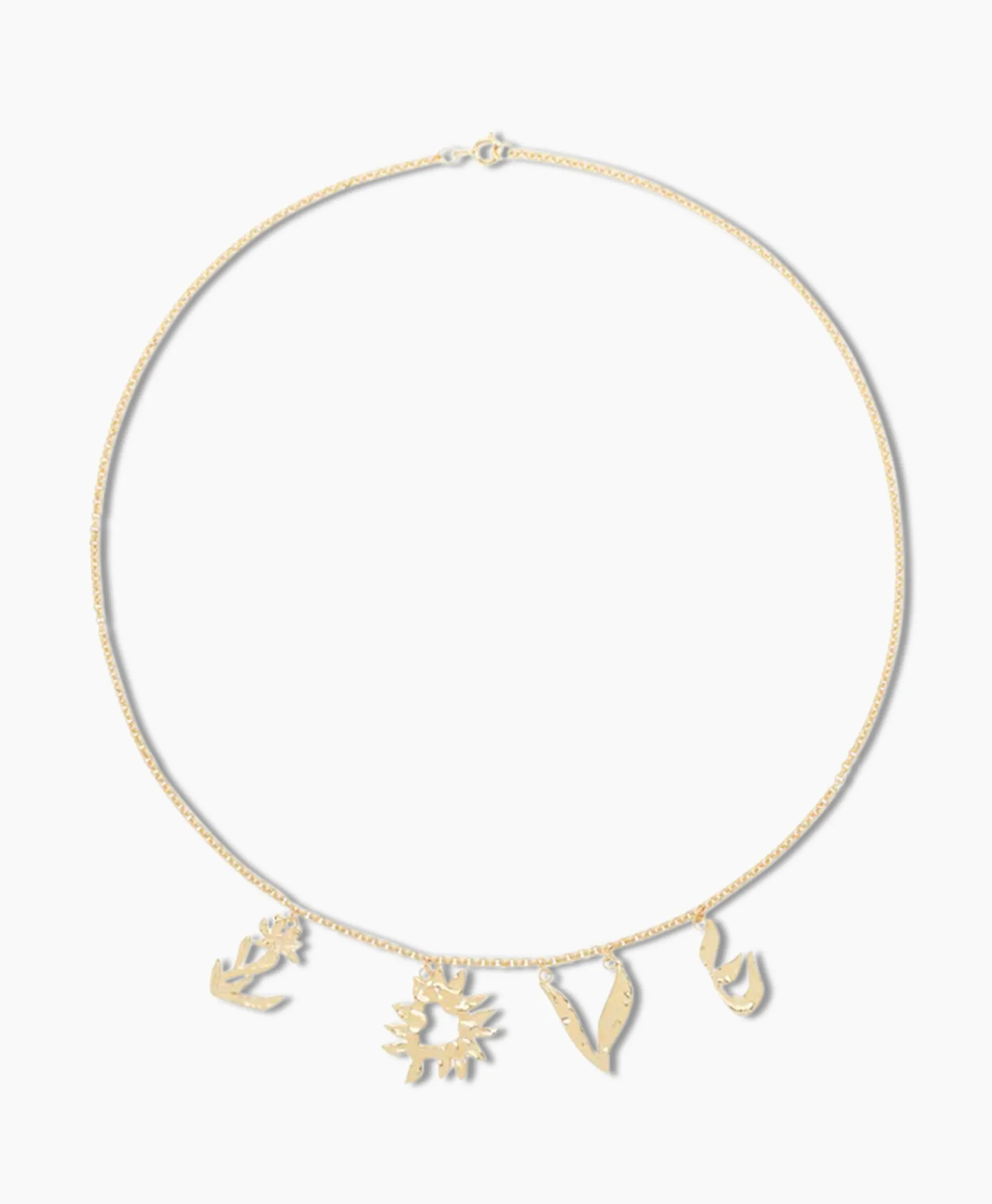 Dames Anna+nina Sieraden*Ketting Bonfire Choker Goud