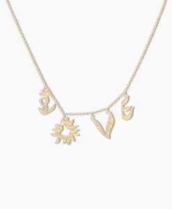 Dames Anna+nina Sieraden*Ketting Bonfire Choker Goud