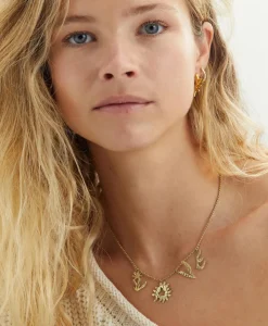 Dames Anna+nina Sieraden*Ketting Bonfire Choker Goud