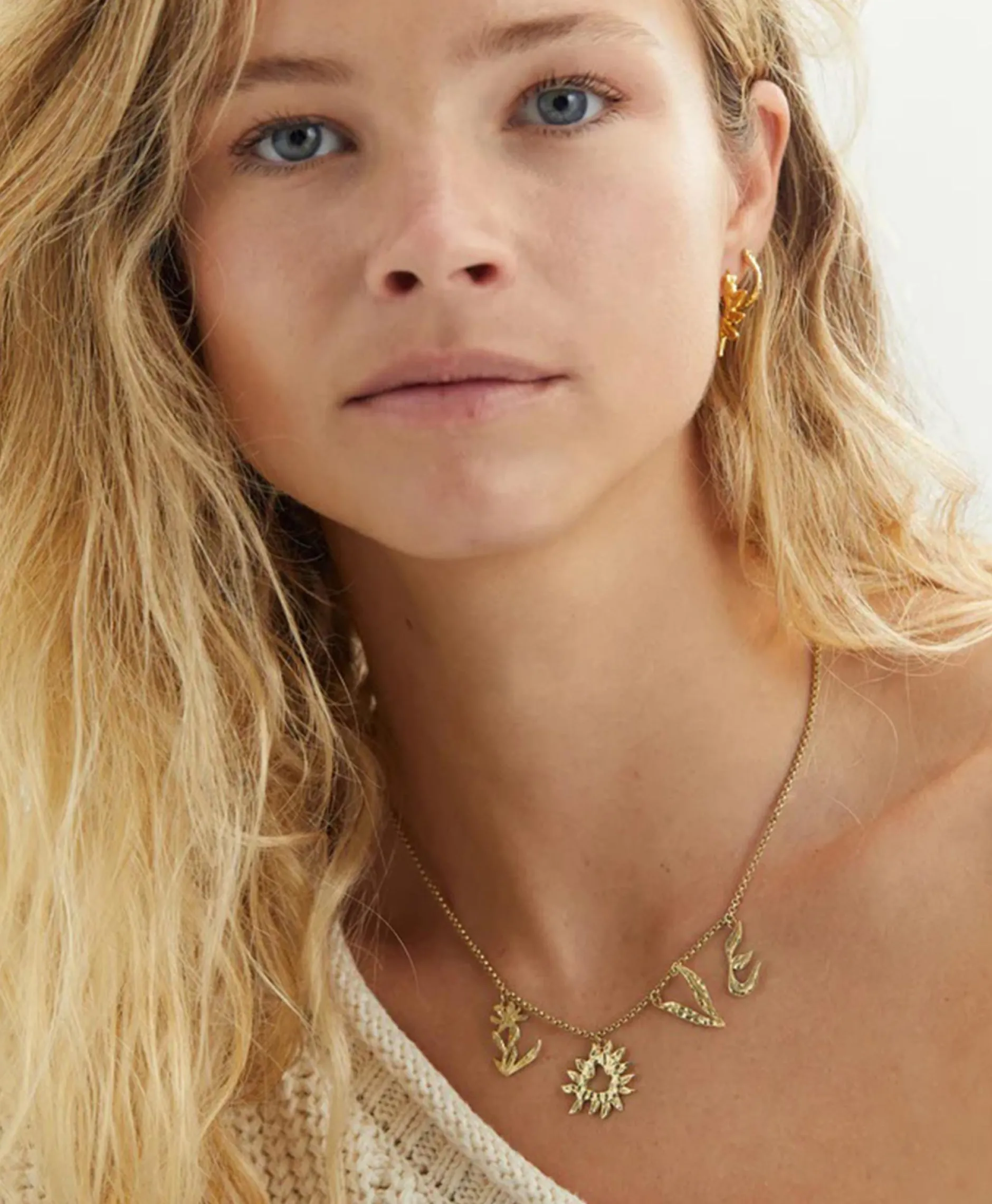 Dames Anna+nina Sieraden*Ketting Bonfire Choker Goud