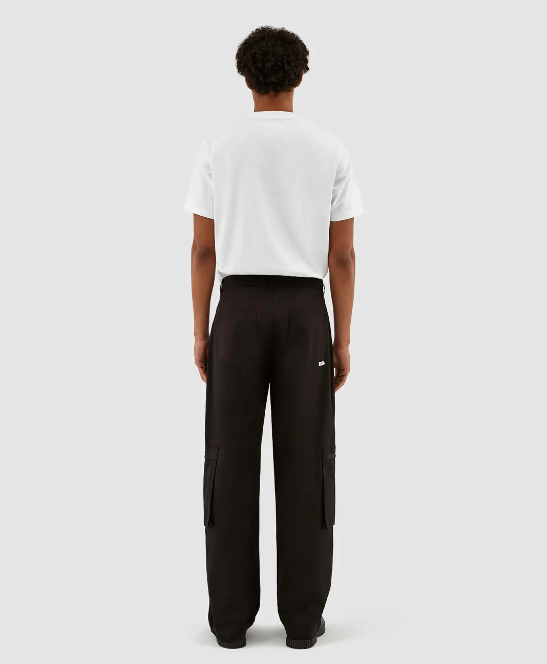 Heren Arte Antwerp Broeken*Broek Nylon Double Knee Pocket Zwart