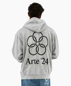 Heren Arte Antwerp Truien*Hoodie Arte'24 Circles Back Grijs