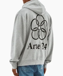 Heren Arte Antwerp Truien*Hoodie Arte'24 Circles Back Grijs