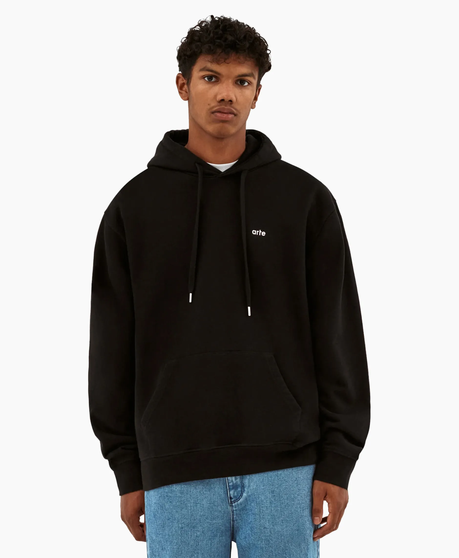 Heren Arte Antwerp Truien*Hoodie Heart France Back Print Zwart