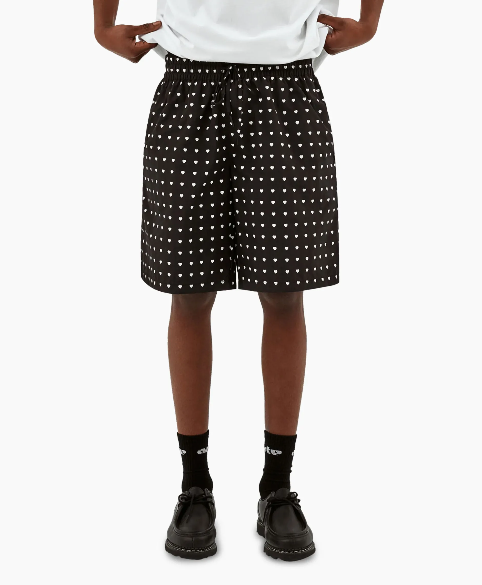 Heren Arte Antwerp Broeken*Korte Broek Heat Print Zwart