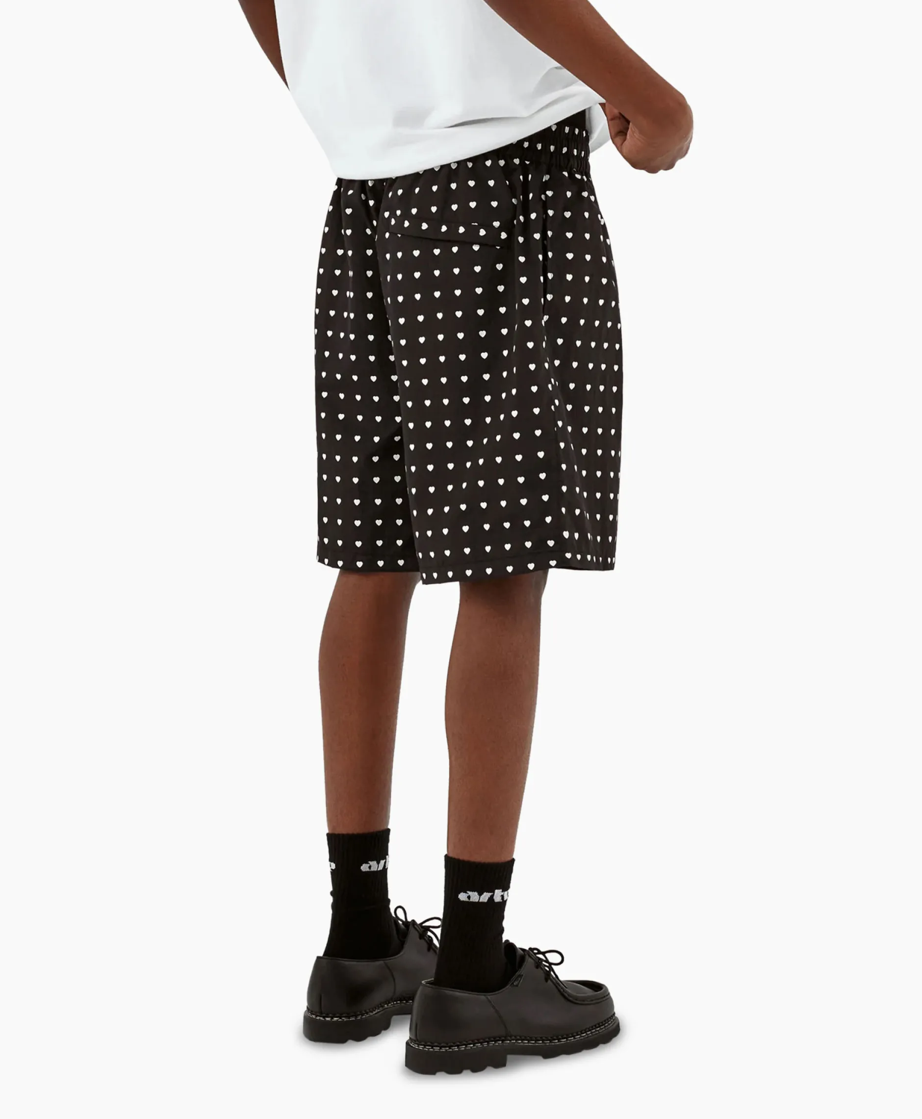 Heren Arte Antwerp Broeken*Korte Broek Heat Print Zwart