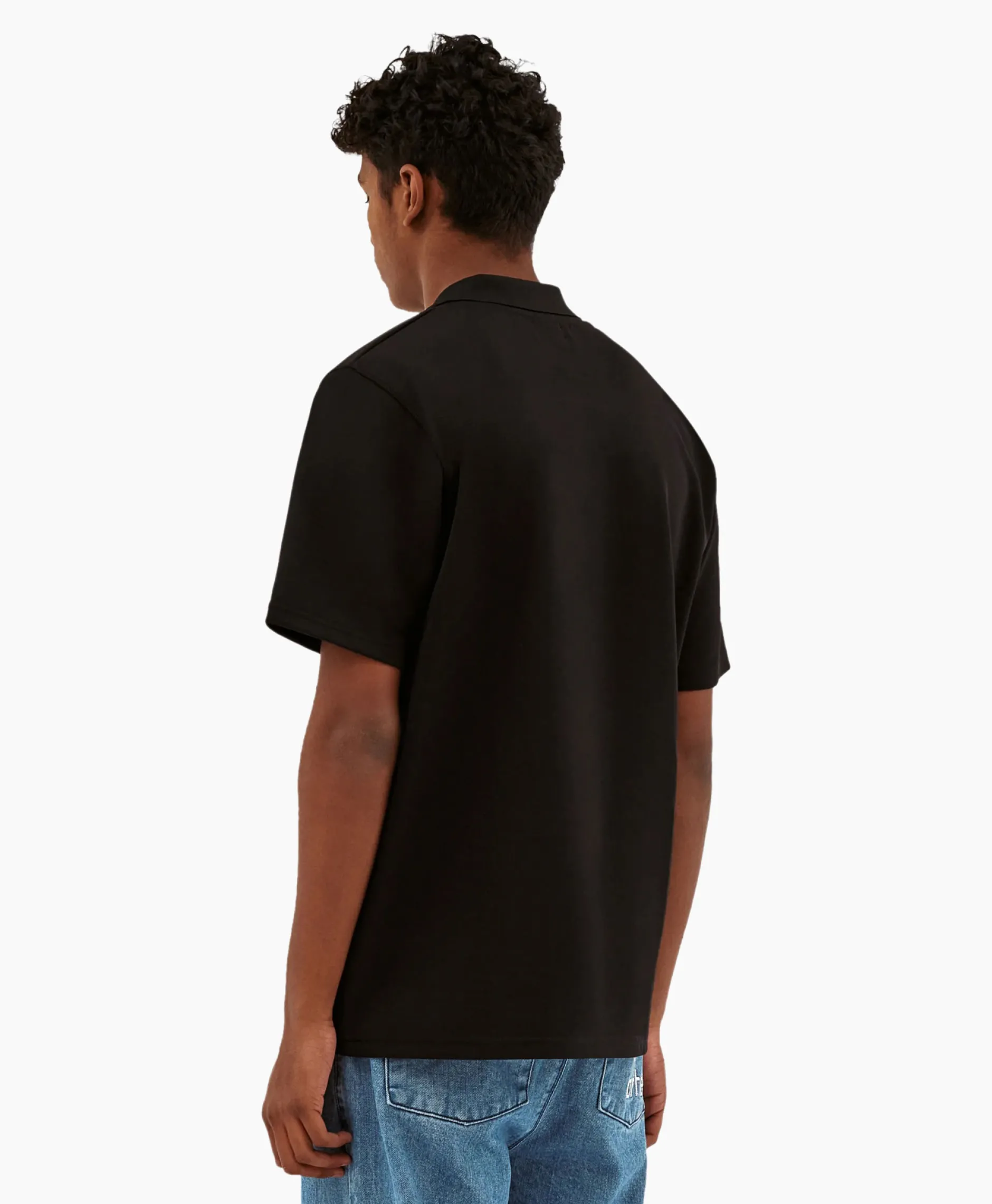 Heren Arte Antwerp T-Shirts*T-Shirt Korte Mouw Basic Futebol Zwart