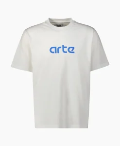 Heren Arte Antwerp T-Shirts*T-Shirt Korte Mouw Front Arte Chest Wit