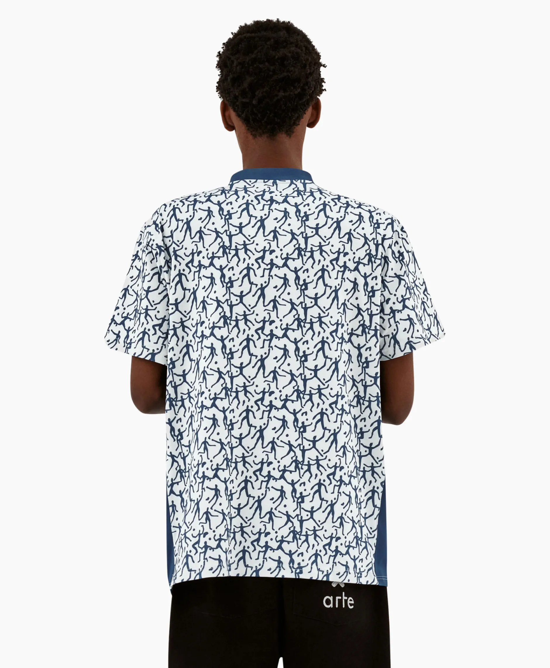 Heren Arte Antwerp T-Shirts*T-Shirt Korte Mouw Printed Futebol Wit