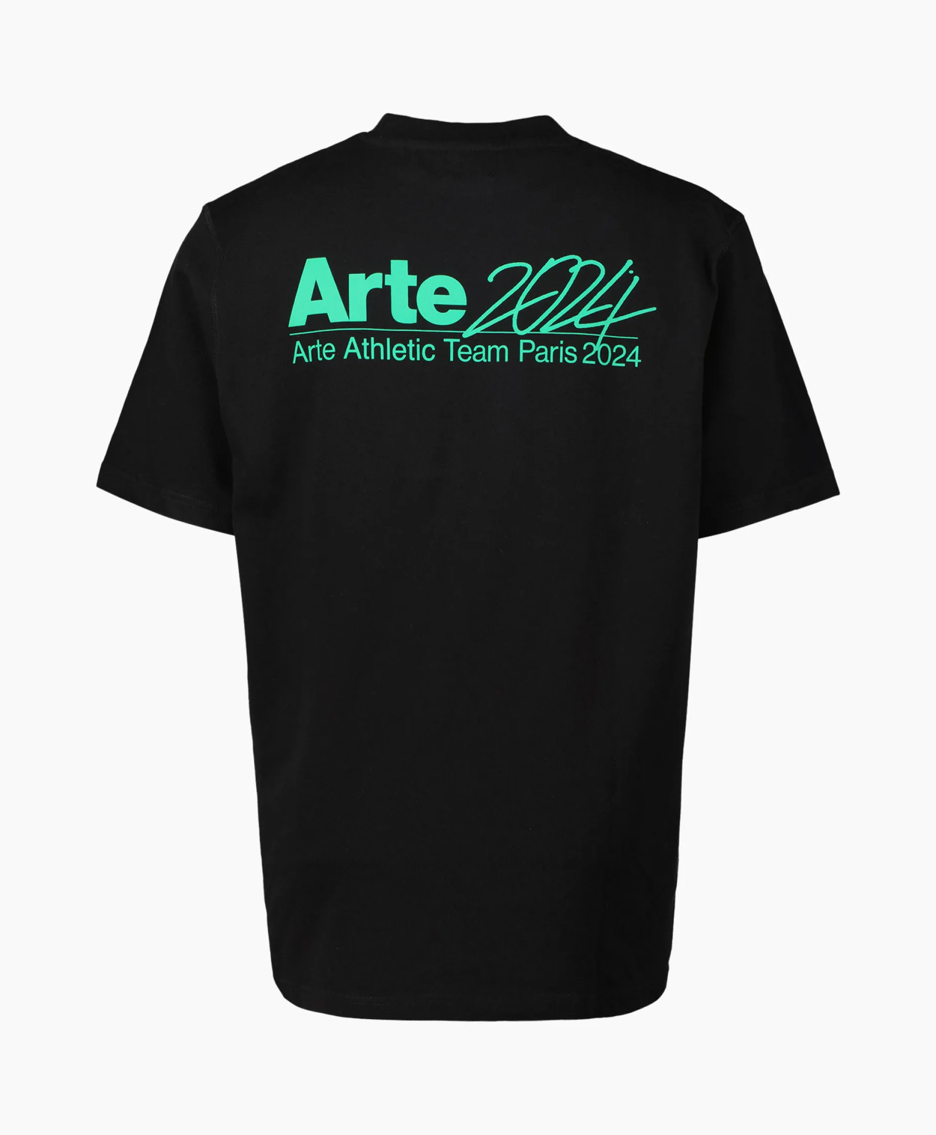 Heren Arte Antwerp T-Shirts*T-Shirt Korte Mouw Arte 2024 Back Zwart