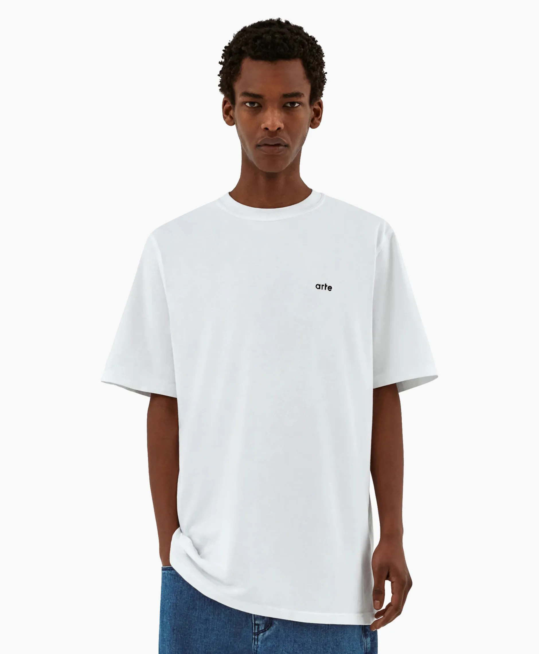 Heren Arte Antwerp T-Shirts*T-Shirt Korte Mouw Arte'24 Circles Back Wit