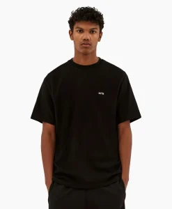 Heren Arte Antwerp T-Shirts*T-Shirt Korte Mouw Circle Runner Back Print Zwart