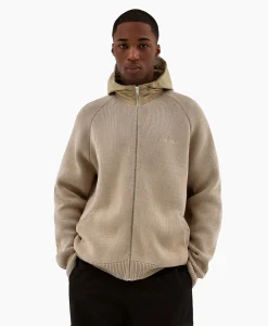 Heren Arte Antwerp Vesten*Vest Nylon Hood Off White