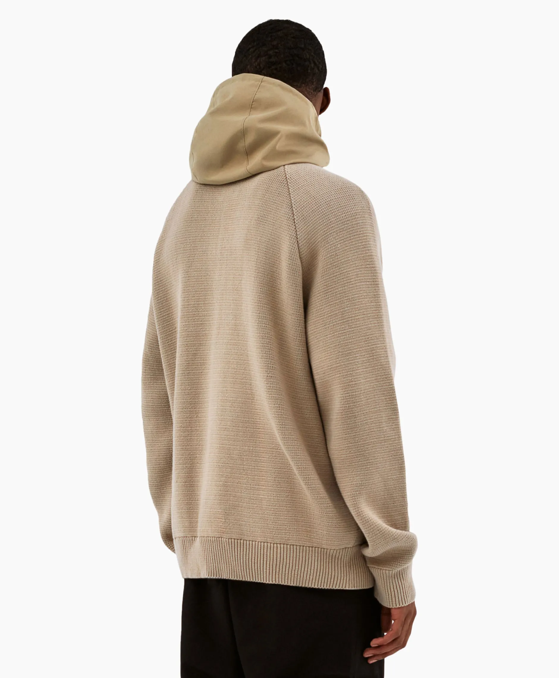 Heren Arte Antwerp Vesten*Vest Nylon Hood Off White