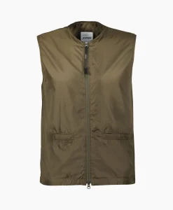 Heren Aspesi Jassen*Bodywarmer Gilet Minimo Khaki