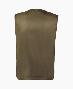 Heren Aspesi Jassen*Bodywarmer Gilet Minimo Khaki