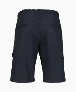 Heren Aspesi Broeken*Korte Broek Bermuda Sport Donker Blauw