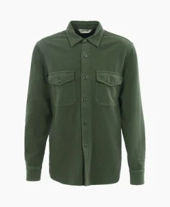 Heren Aspesi Overhemden*Overhemd Camicia Ut-Shirt Groen