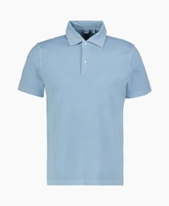 Heren Aspesi Polo's*Polo Mod.Ay15 Licht Blauw