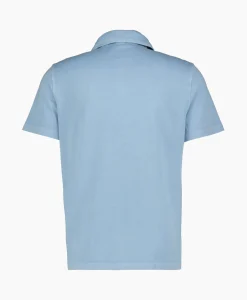Heren Aspesi Polo's*Polo Mod.Ay15 Licht Blauw