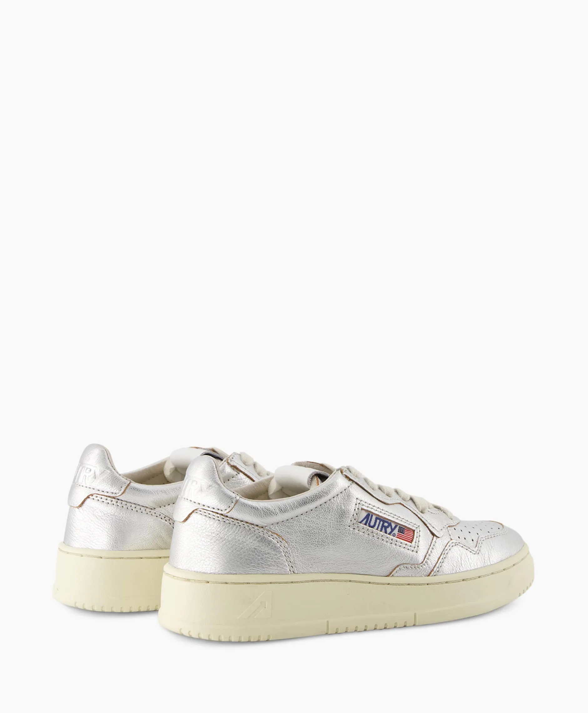 Dames Autry Sneakers*Sneaker Medalist Low Wom Zilver