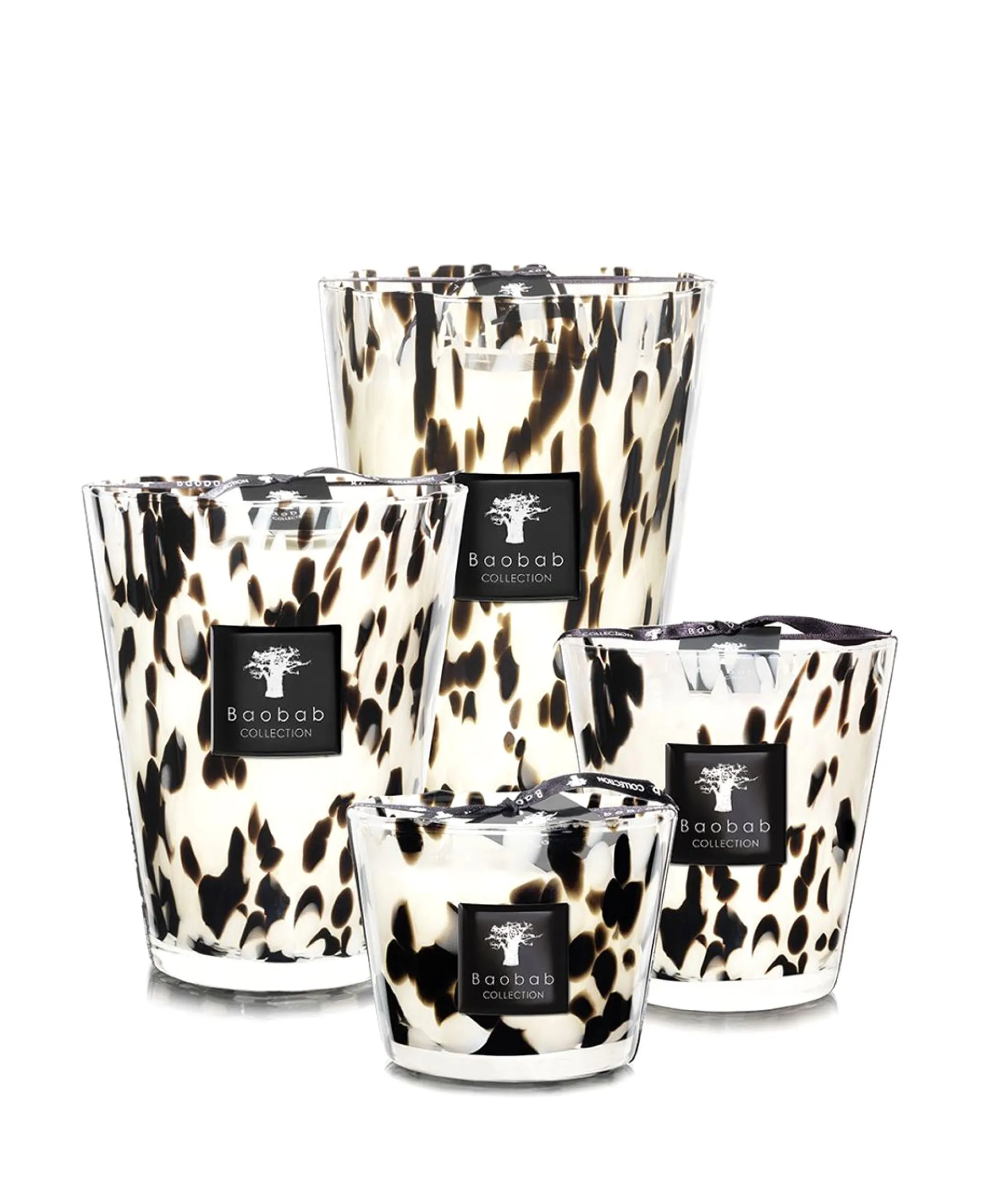 Lifestyle Baobab Lifestyle*Kaars Max 10 Pearls Zwart