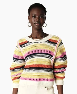 Dames Ba&sh Truien*Ba&Sh Gebreide Trui Romy Geel