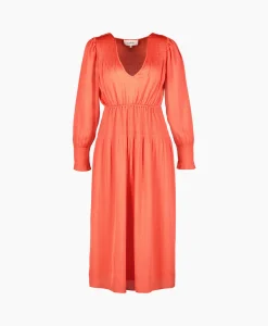 Dames Ba&sh Jurken*Ba&Sh Midi Jurk Koll Rood