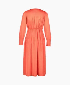 Dames Ba&sh Jurken*Ba&Sh Midi Jurk Koll Rood