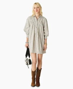 Dames Ba&sh Jurken*Ba&Sh Mini Jurk Fadia Ecru