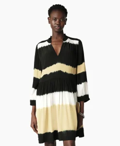 Dames Ba&sh Jurken*Ba&Sh Mini Jurk Vlada Geel