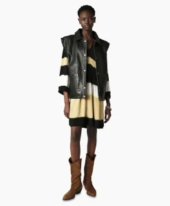 Dames Ba&sh Jurken*Ba&Sh Mini Jurk Vlada Geel