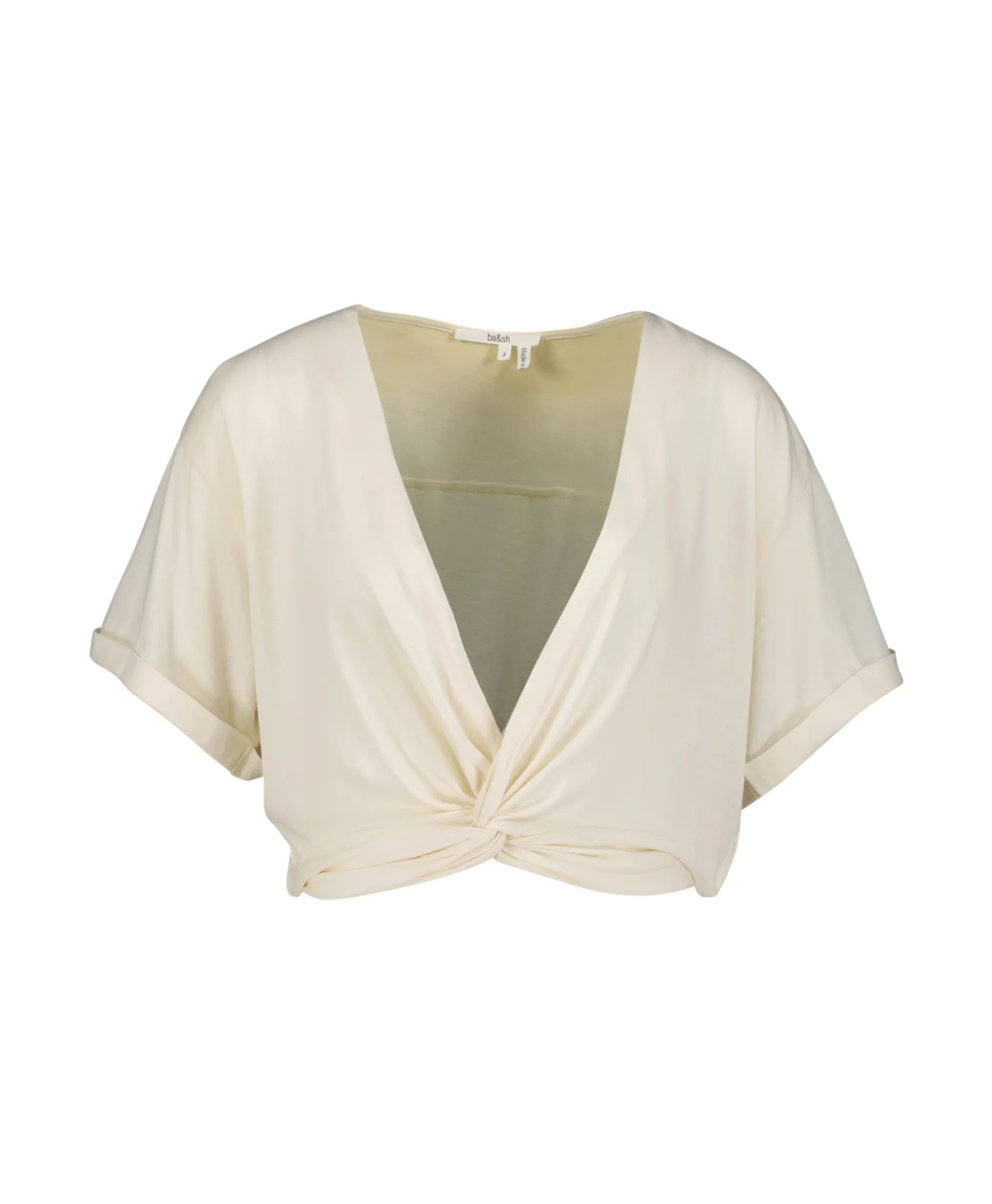 Dames Ba&sh T-Shirts & Tops*Ba&Sh T-Shirt Korte Mouw Denali Ecru