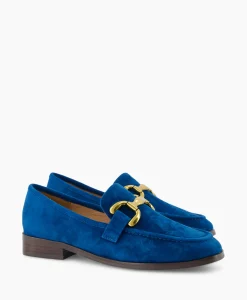 Dames Bibi Lou Instappers*Loafer Suede Blauw