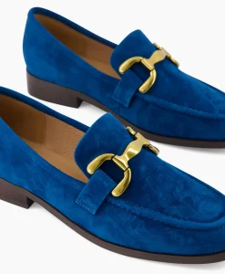 Dames Bibi Lou Instappers*Loafer Suede Blauw