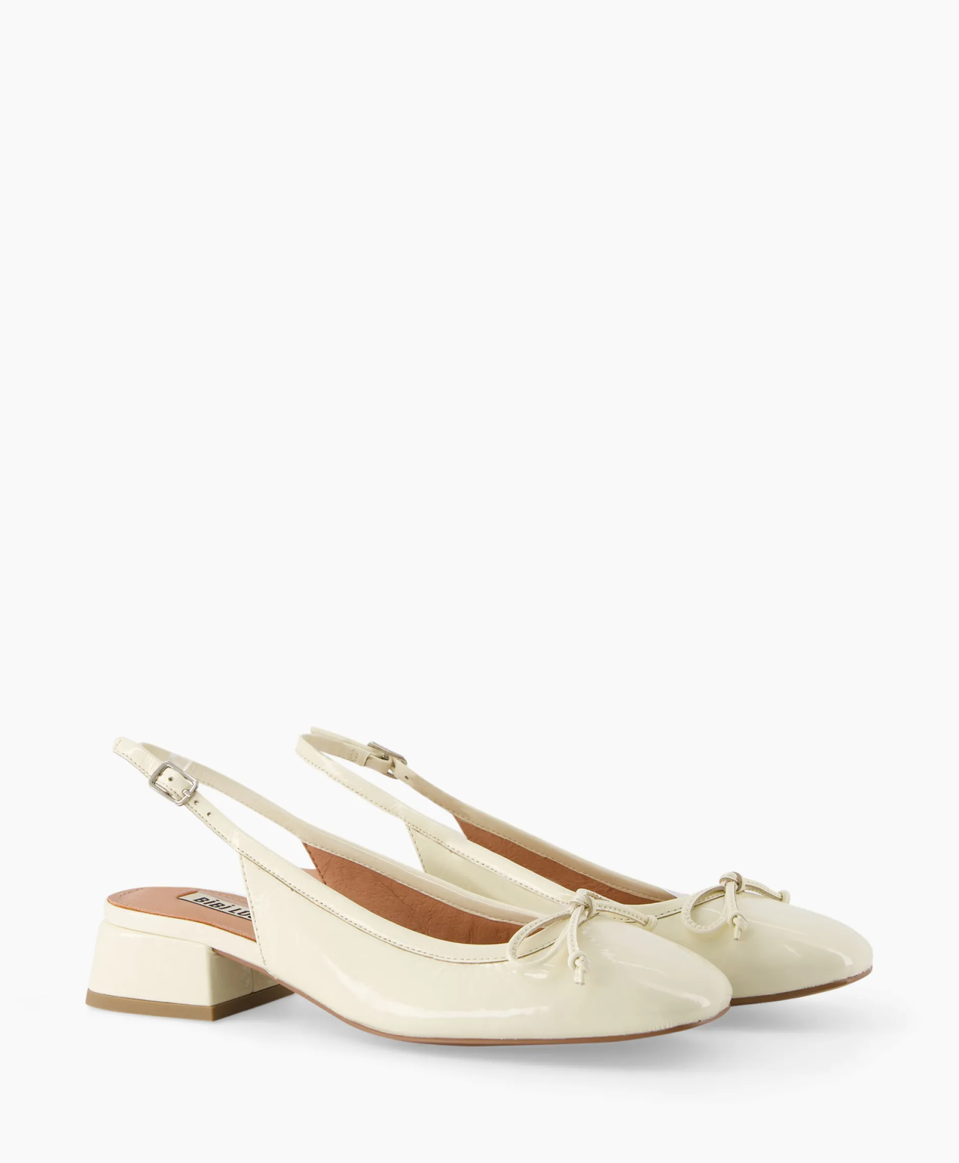 Dames Bibi Lou Bruiloftskleding*Pump Ballerina Wit