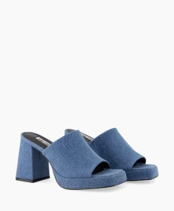 Dames Bibi Lou Pumps*Pump Canvas Jeans Blauw