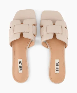 Dames Bibi Lou Sandalen*Sandaal Zonder Hak Leather Blauw