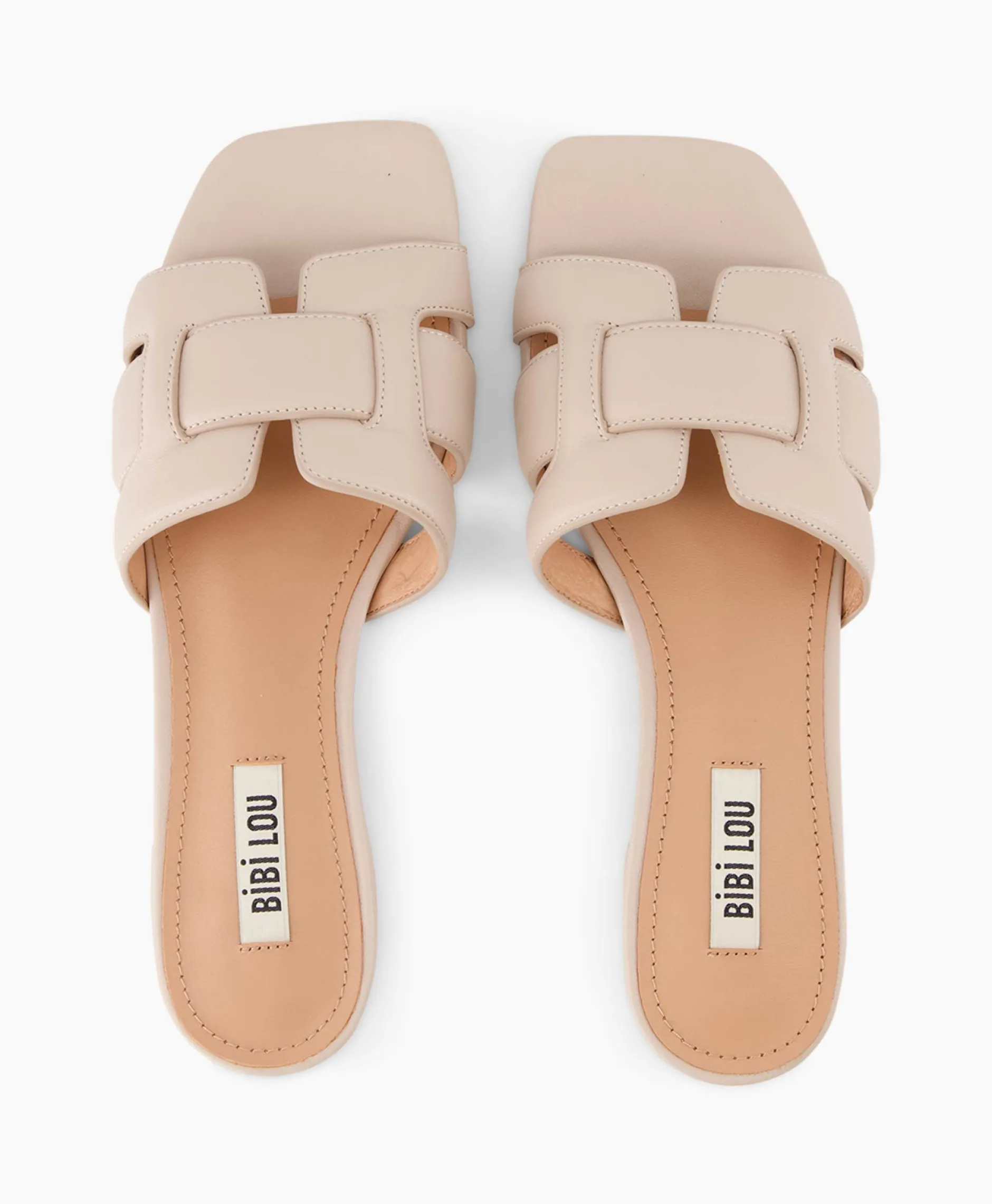 Dames Bibi Lou Sandalen*Sandaal Zonder Hak Leather Blauw